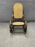 Wicker Bentwood Rocking Chair