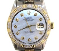 Rolex Oyster Perpetual Datejust 36mm Diamond Watch