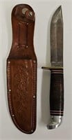 Vintage Hunting Knife (L46-5)  9 1/4"  w/Sheath