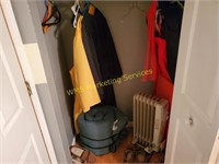 Closet Contents - Wakeboards, Sleeping Bags
