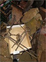Blacksmith Tongs & Hand Crafted Hanger