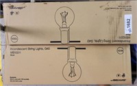 2 PC INCANDESCENT STRING LIGHTS IN BOX