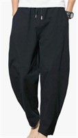 New (Size S) Men’s Casual Baggy Pants Drawstring