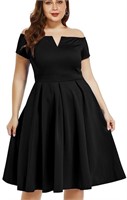 New (Size ,5XL) Women's Plus Size Vintage 1950s