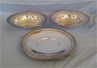 Lot of 3 silver plated pieces