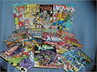 Large collection of vintage Xmen comic books