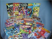 Large collection of vintage Xmen comic books