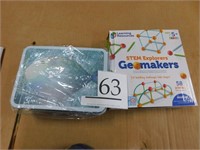 Stem geomakers explorers & puzzle w/lunch box