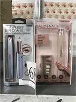 Flawless salon nails and brows