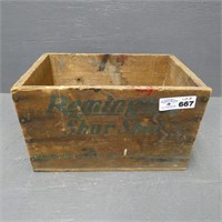 Remington Shur Shot Ammo Wooden Box