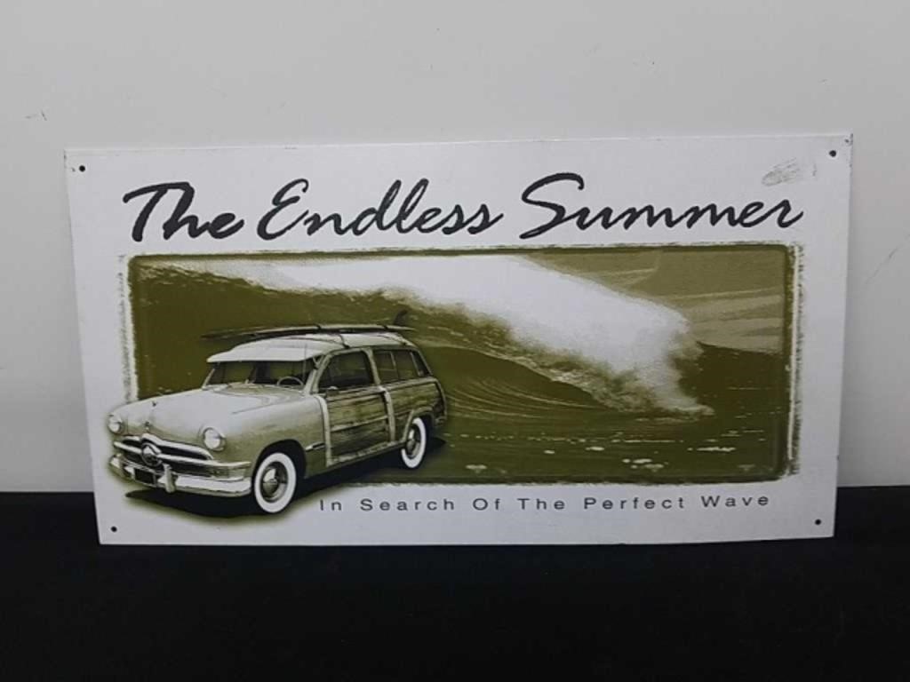16x 8.5 in the Endless Summer metal sign