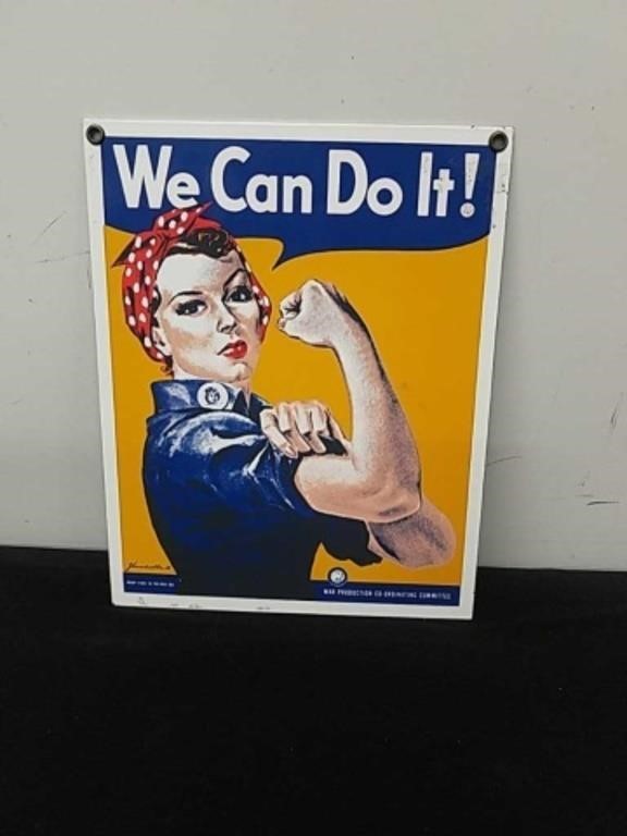 7.5 x 9.75 in we can do it Rosie the Riveter