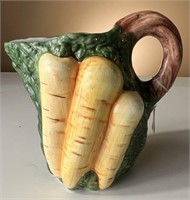 Large Italian Ceramic Carrot Pitcher