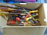Box of assorted Screw Drivers