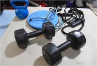 Exercise Equipment ,5lb Weights  and more