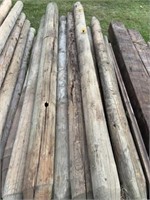 Used Treated Fence Posts ( 4" x 6 & 7') /EACH