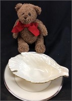 LENOX PLATE, BOWL, AND BEAR