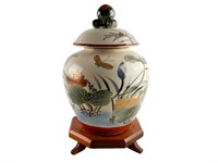 Vintage Hand Painted Ginger Jar TOYO Japan