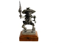 Linda Budge Cowboy Joe Pistol Pete Sculpture