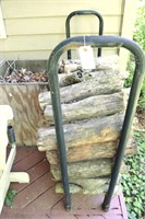 METAL FIREWOOD RACK