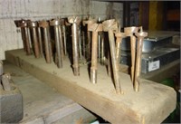 Approx 18 Heavy Duty Precision Wood Auger Bits