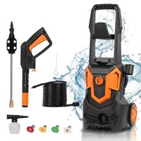 2500PSI Electric Pressure Washer, 1.8GPM 1650W