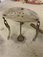 Vintage cow milking stool