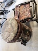 Backpack Chair, Cooler Seat & Dove Decoys