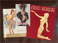 Vintage Showgirl Paris Programs Lido Folies Bergee