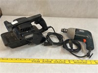 Craftsman 3" Belt Sander & Black Decker Drill