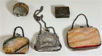 UNIQUE EARLY 1900'S COIN PURSES - PIN CUSHIONS
