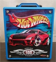 Hotwheels 100 Car Carry Case w/ 53 Hotwheels &