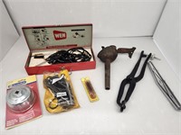 Tool Lot-Soldering Gun, Electric Engraver & Misc.