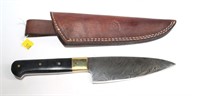 Kevin Johnson Mint Damascus steel chef knife, 6.5"