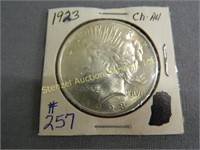 1923 Peace Silver Dollar - CH-AU