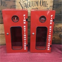 2 x Fire Extinguisher Cabinets