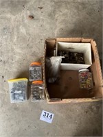 Box of electrical hardware