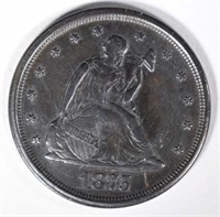 1875-S SEATED LIBERTY TWENTY CENT PIECE  BU