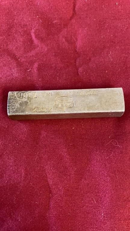 CROWN 5 OZ .999 FINE SILVER BAR