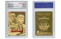 Donald Trump 2022 Merrick Mint 23k Gold Gem-mt 10