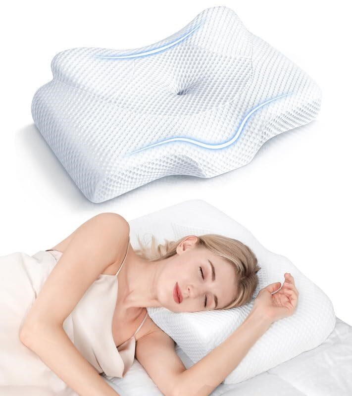 Cervical Pillow for Neck Pain Relief, Hollow