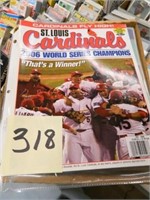 Collection of St. Louis Cardinals Misc. Magazines