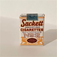 Sackett Cigarettes Pack Full and Sealed
