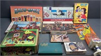 11pc Vtg Games & Activities w/Sealed