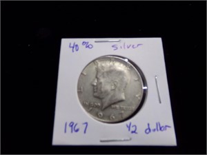 1967 1/2 dollar 40% silver