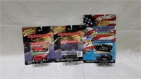 3 new sealed johnny lighting cars