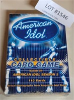 NOS AMERICAN IDOL COLLECTIBLE CARD GAME