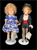 1930  Shirley Temple & 1985 Lucy Dolls