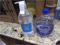 sanitizer & soap