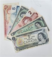 1967-1986 Canada Banknotes